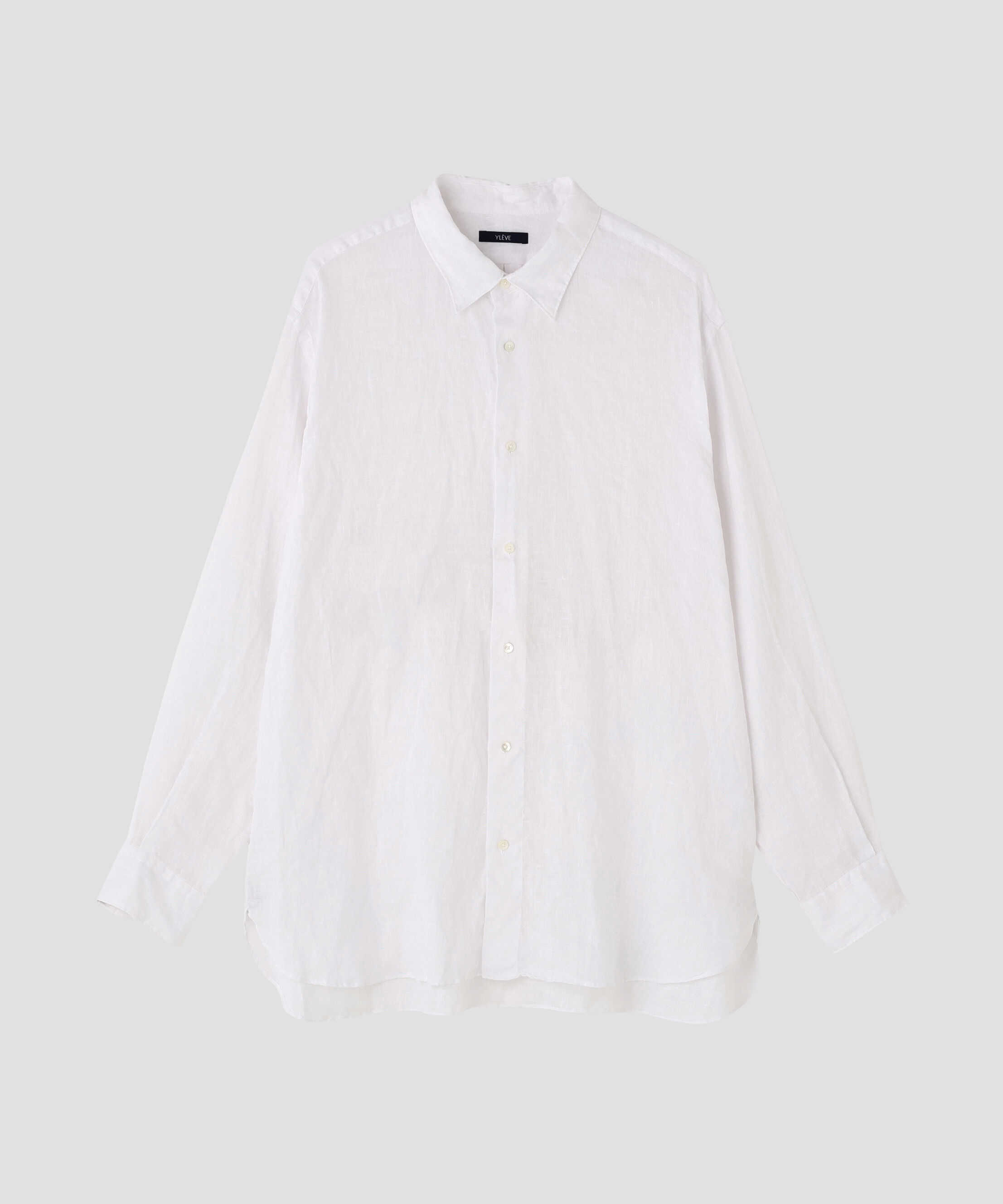 YLEVE 「YLEVE / LINEN BROADCLOTH SHIRT」|シャツ・ブラウス|ホワイト