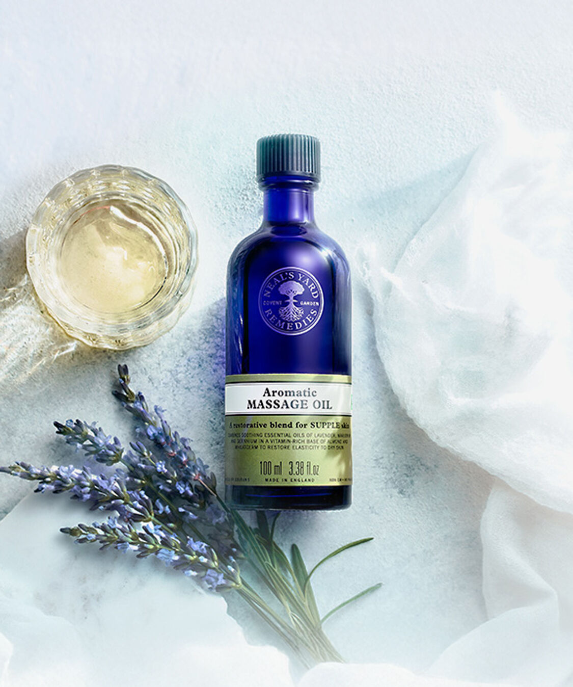 NEAL&rsquo;S YARD REMEDIES「アロマティック マッサージオイル 100ml」|ボディ保湿|