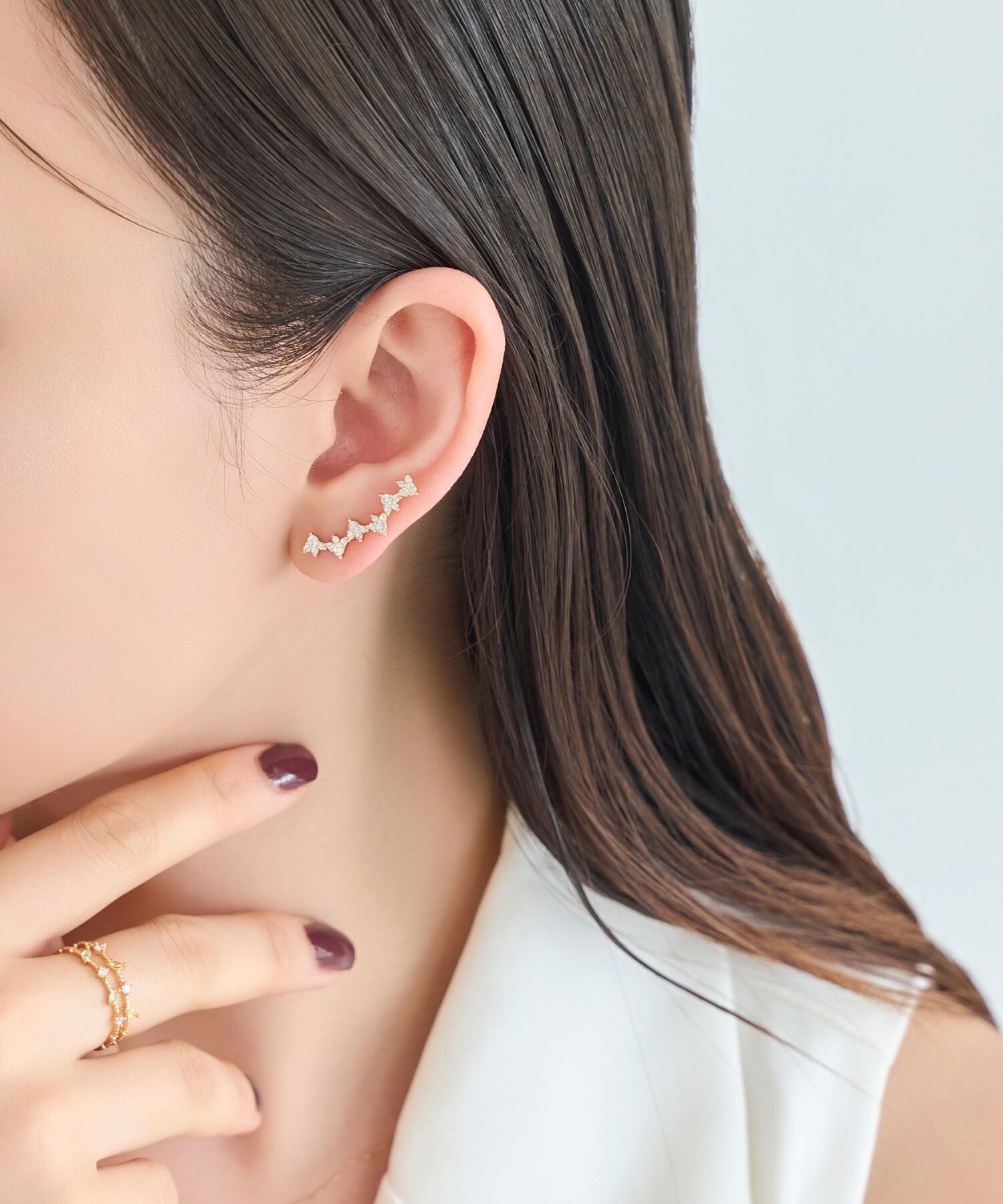 Phoebe「2wayスターダストピアス&イヤリング(片耳)」|ピアス|