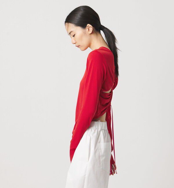 AEWEN MATOPH「＜AEWEN MATOPH＞バックデザインカットソー」|Tシャツ・カットソー|