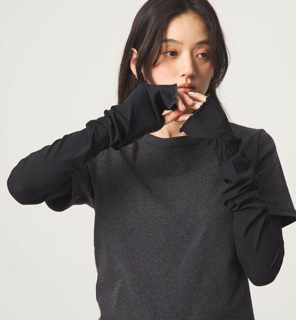 UNITED ARROWS green label relaxing「【別注】＜Wpc.＞アームカバー UVカット」|手袋|BLACK