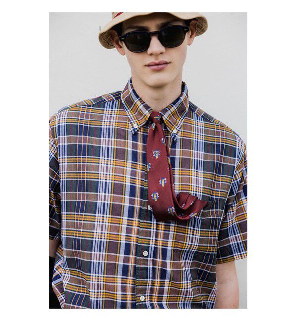 BEAMS PLUS「BEAMS PLUS｜B.D. Classic-fit Madras｜ボタンダウン｜マドラスチェック」|シャツ・ブラウス|