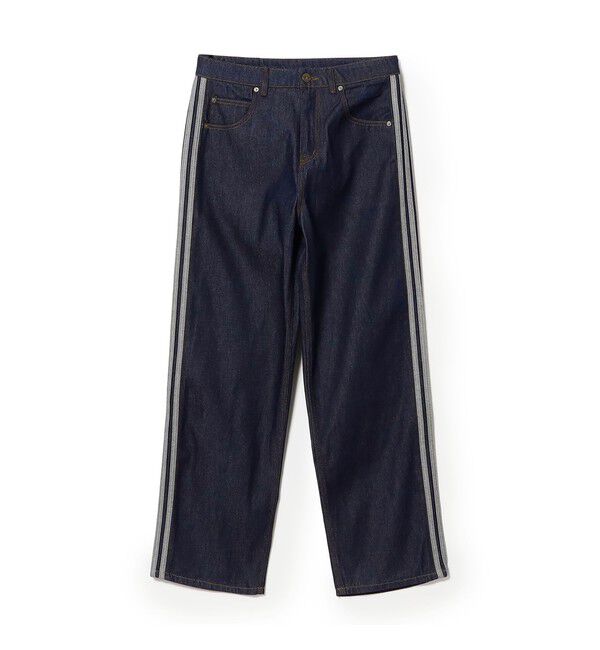 BEAMS「adidas / ADIDAS FIREBIRD ADICOLOR DENIM MID-RISE STRAIGHT-INDIGO DENIM」|デニム|