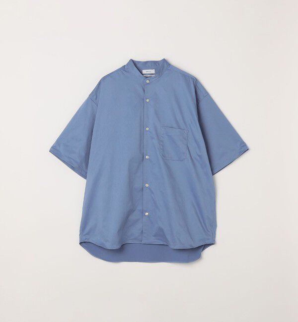 SHIPS any「SHIPS any:〈ストレッチ〉Primeflex(R) JAPAN MADE バンドカラー ポケット 半袖 シャツ◇」|シャツ・ブラウス|
