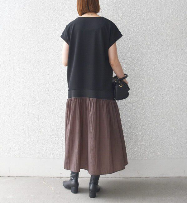 SHIPS any「《予約》SHIPS any:〈手洗い可能〉カットジョーゼット ドッキング スキッパー ワンピース」|ワンピース|
