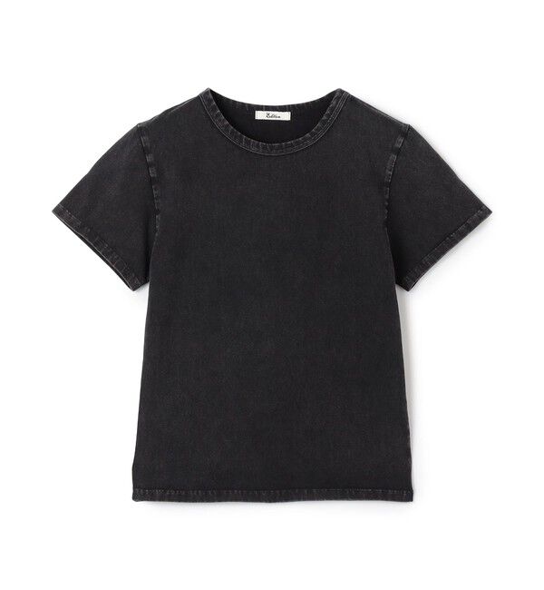 Edition「ストレッチコットンガーメントダイ プルオーバー」|Tシャツ・カットソー|19 ブラック