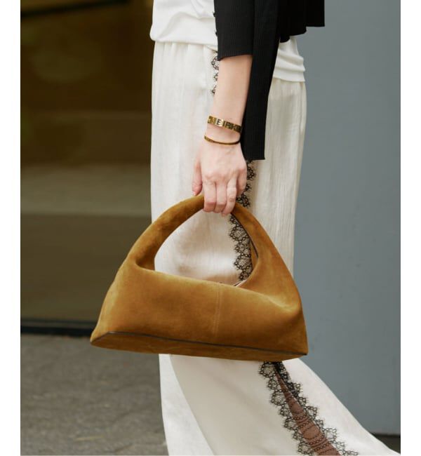 VERMEIL par iena「FRENZLAUER フランツロアー Panier Baguette SUEDE 別注」|ハンドバッグ|