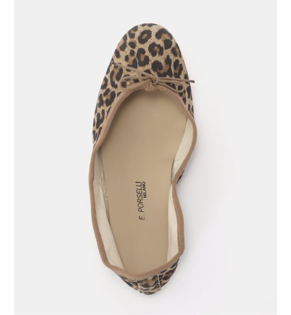 IENA「PORSELLI/ポルセリ LEOPARD BALLET バレエシューズ」|バレエシューズ|