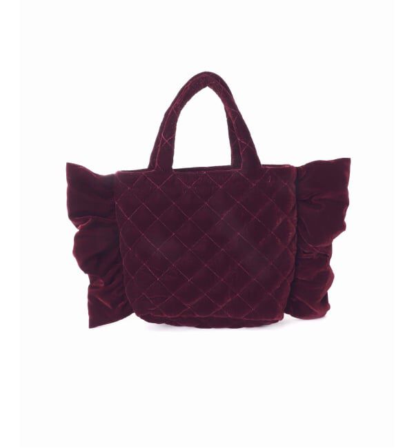 IENA「《予約》MALUS/マリュス Ruffle mini bag バッグ  MSG-025」|ハンドバッグ|