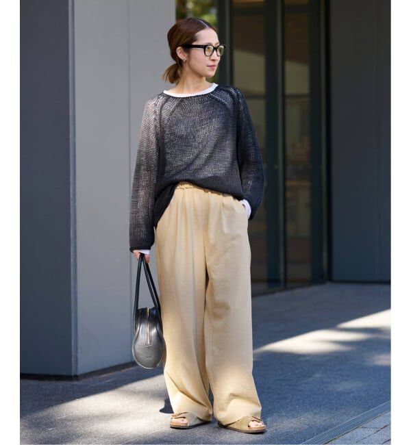 FRAMeWORK「≪追加≫ 手洗い可 / ポリエステルツイルリラックスパンツ」|その他|
