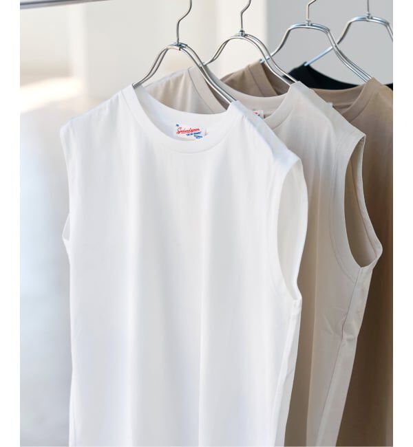 Spick and Span「汗染み防止ファインコットンノースリTシャツ」|Tシャツ・カットソー|ホワイト