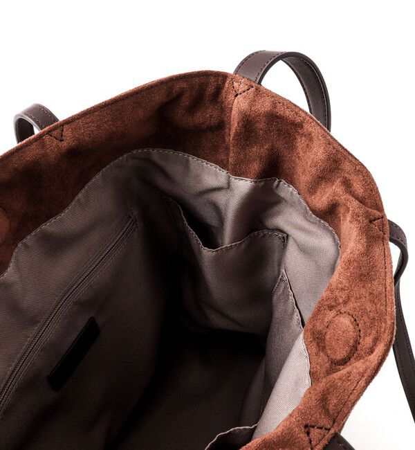 NOLLEY'S goodman「【Un coeur/アンクール】K906021 SUEDE DRAPE 2WAY TOTE」|トートバッグ|