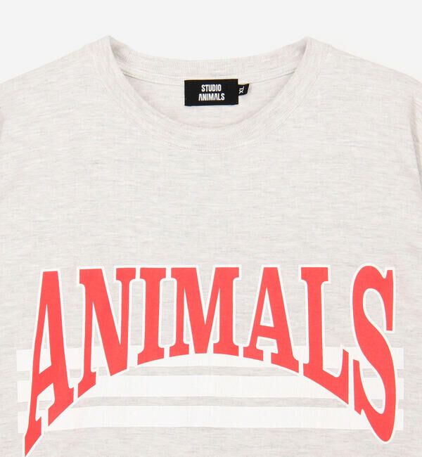  「STUDIO WEAREALLANIMALS | Curved Arch Logo 半袖Tシャツ MEN」|Tシャツ・カットソー|