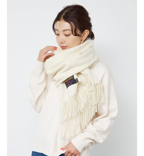 Rouge vif「【定番人気】【2025AW新作】【TWEEDMILL/ツイードミル】大判ストール」|マフラー|