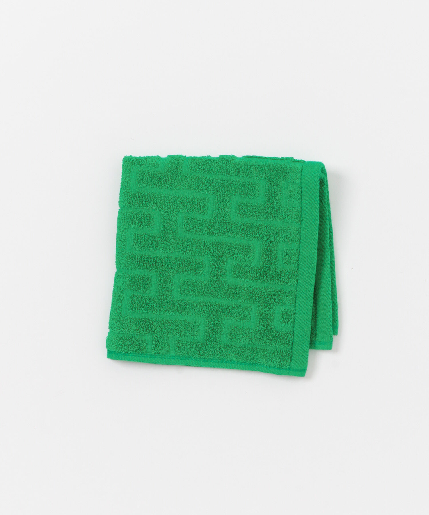 SMELLY「TETO　SUPIMA COTTON HANDTOWEL」|ハンカチ|グリーン