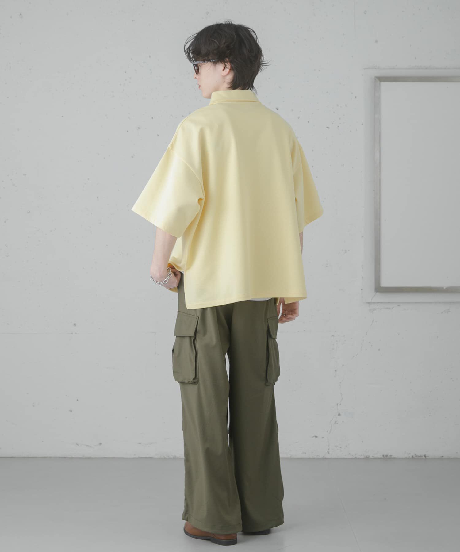 SENSE OF PLACE by URBAN RESEARCH「『ユニセックス』ダンボールポンチハーフジップショートスリーブTシャツ」|Tシャツ・カットソー|
