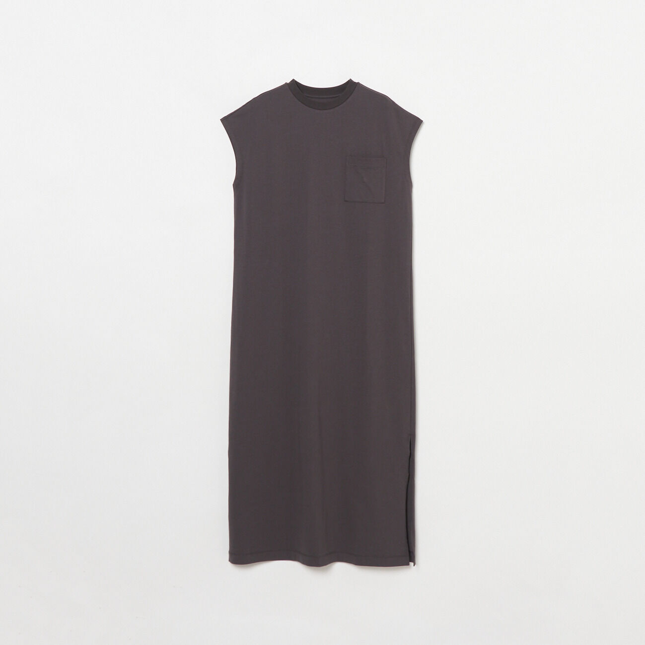 HELIOPOLE「HELIOPOLE RELAXED POCKET MAXI DRESS」|ワンピース|チャコールグレー