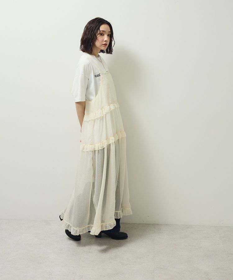 Green Parks「・Petit Fleur シアーティアードキャミワンピ」|ワンピース|