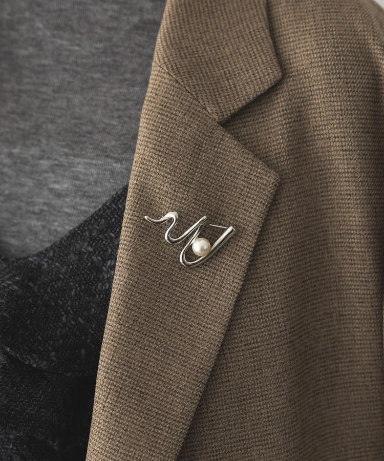 GARAGE OF GOOD CLOTHING「パール付ブローチ」|その他|Silver