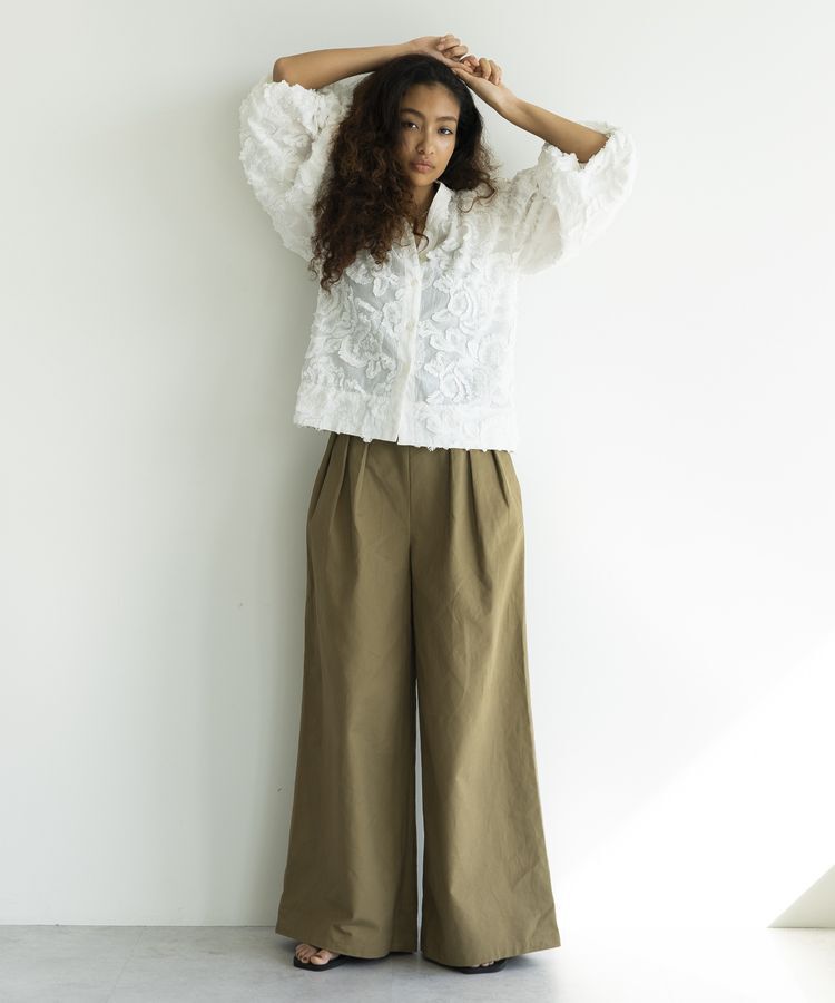 GARAGE OF GOOD CLOTHING「チノウエストベルトバギーパンツ」|その他|Beige
