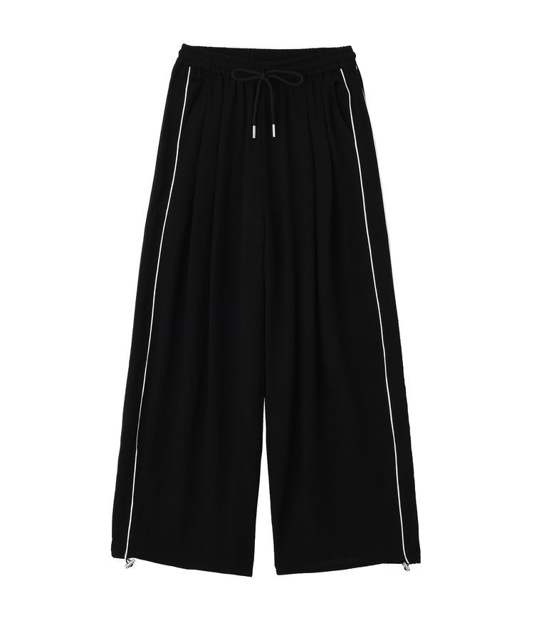 GARAGE OF GOOD CLOTHING「リネンライクレーヨンドロストパンツ」|その他|Black