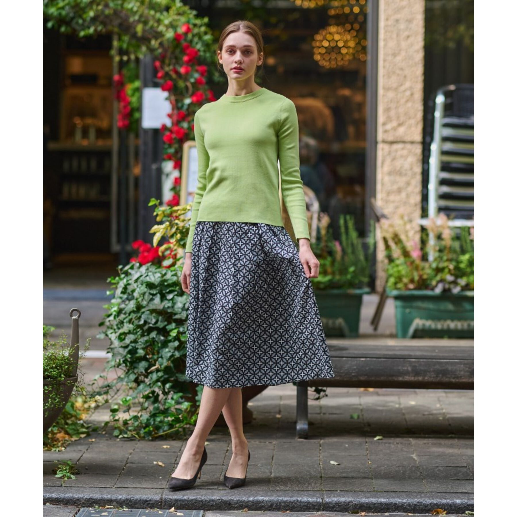 DRESSTERIOR「◆【ウォッシャブル】コットンフルニードルプルオーバーニット」|ニット・セーター|