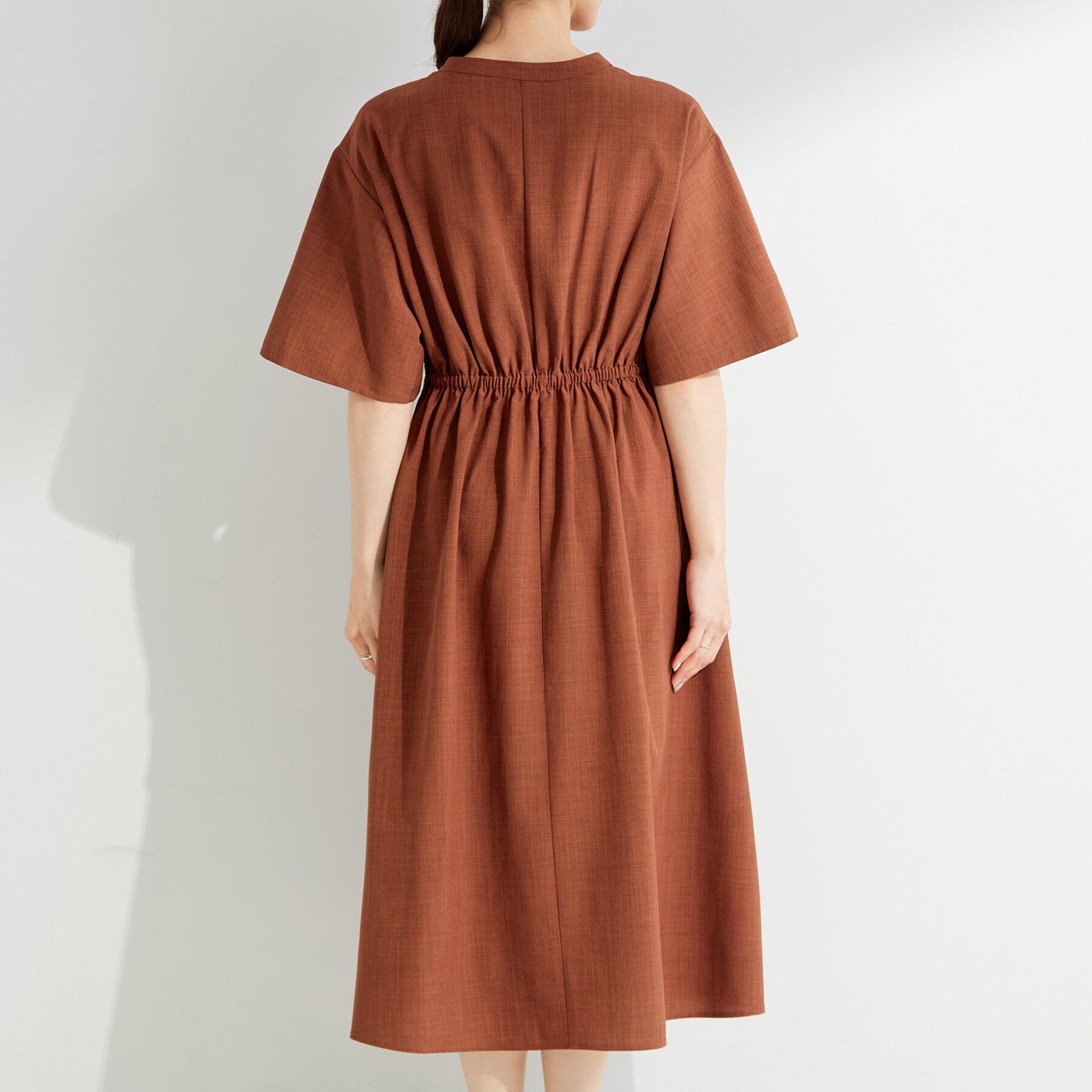 SHOO･LA･RUE「ウエストサイドギャザーワンピース」|ワンピース|