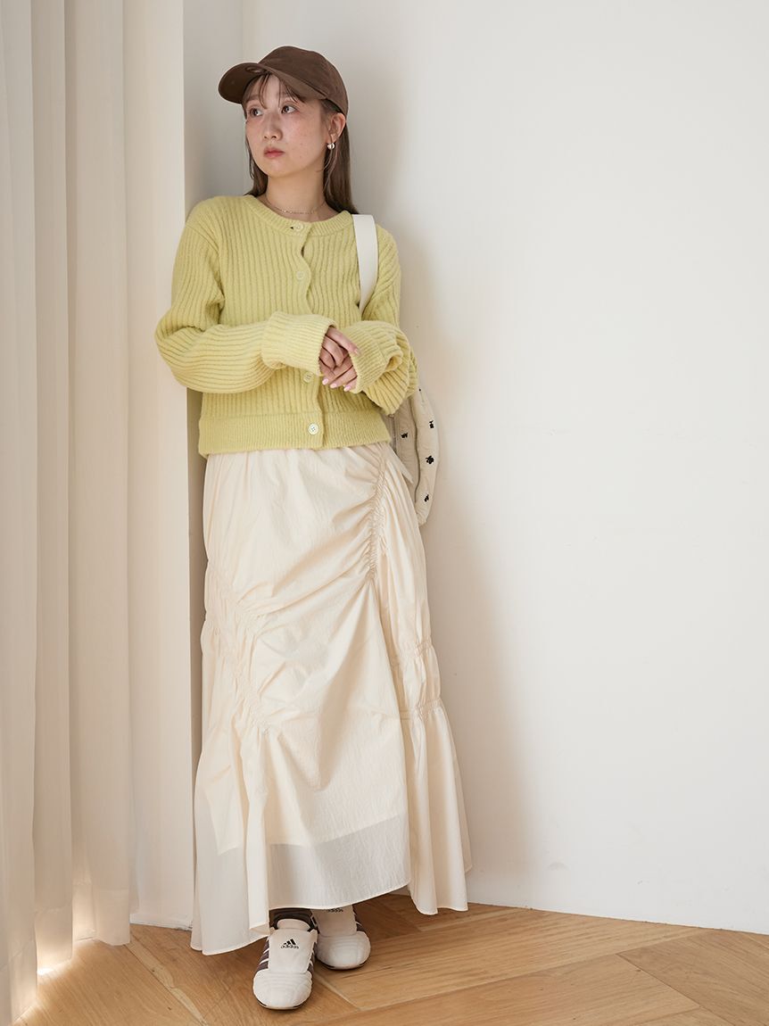 emmi atelier「ギャザーディテールボリュームスカート」|スカート|