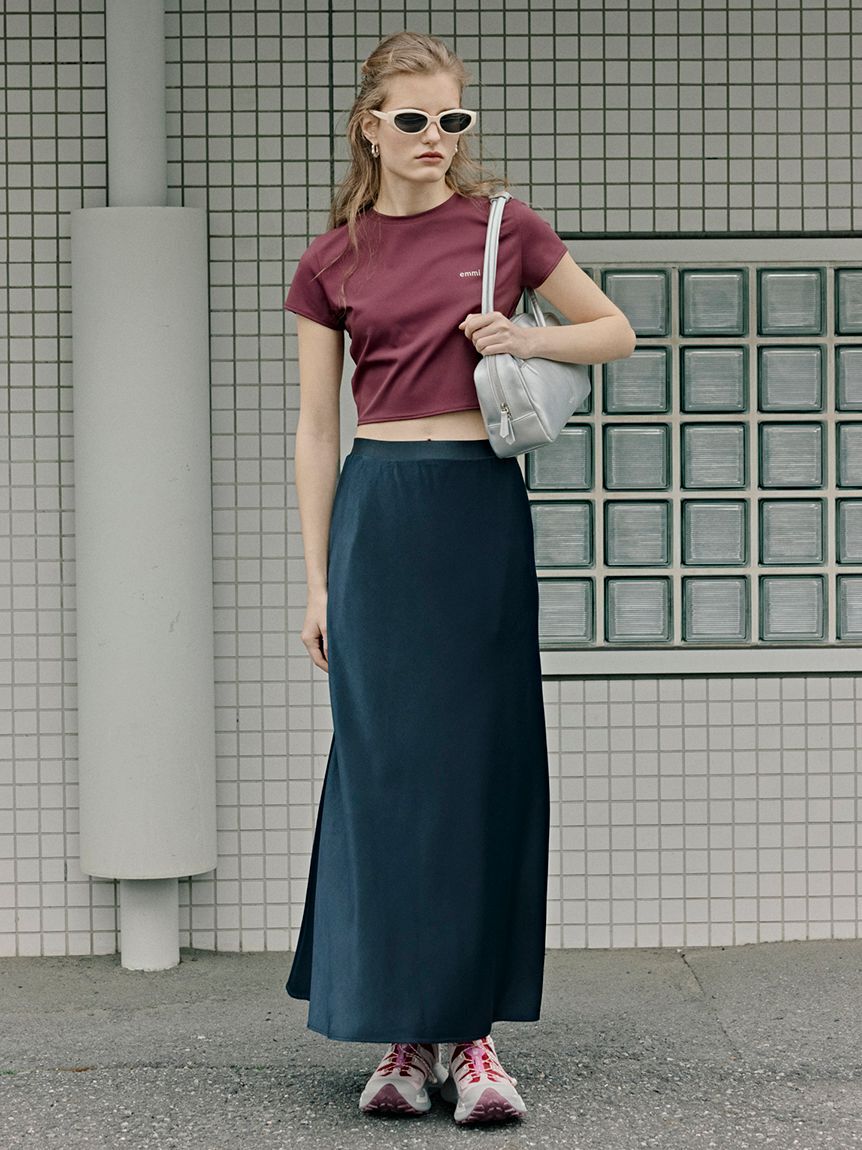 emmi atelier「ナロースカート/ハンドウォッシャブル」|スカート|NVY