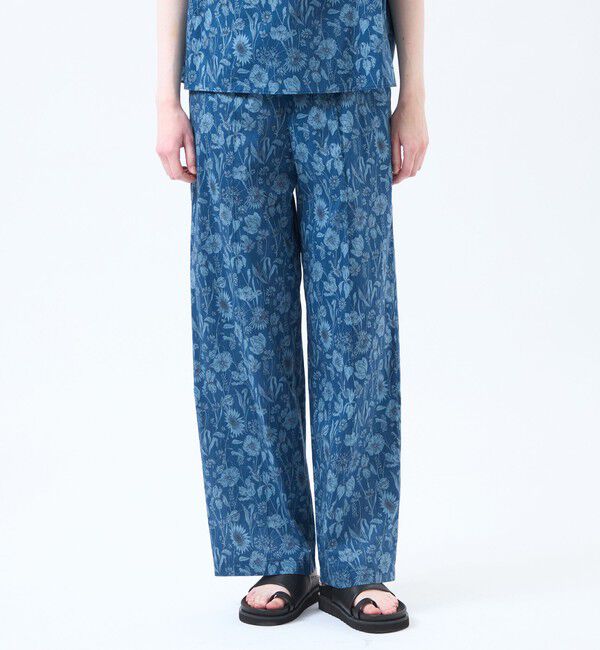 MACKINTOSH PHILOSOPHY「【Alby Easy Pants(アルビーイージーパンツ)】リバティプリント」|その他|ブルー