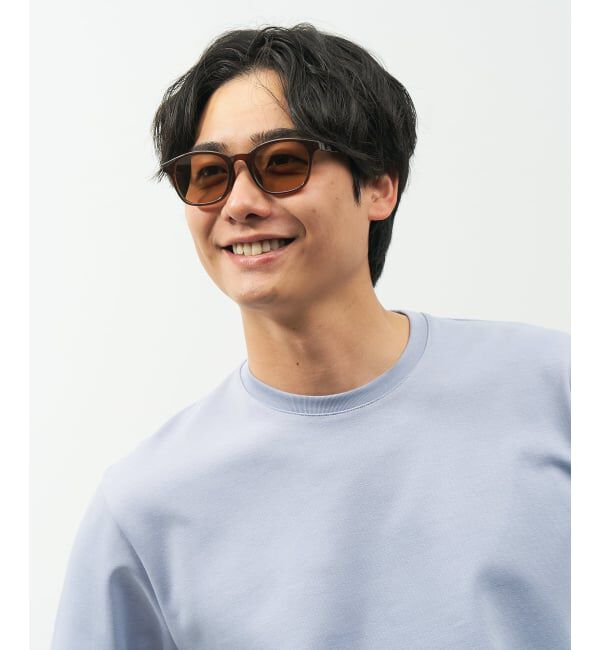  「SUNCUTGlasses/UV100%CUT ウェリントン型 サングラス | カラーレンズ 太縁フレーム  紫外線対策 UVカット」|サングラス|