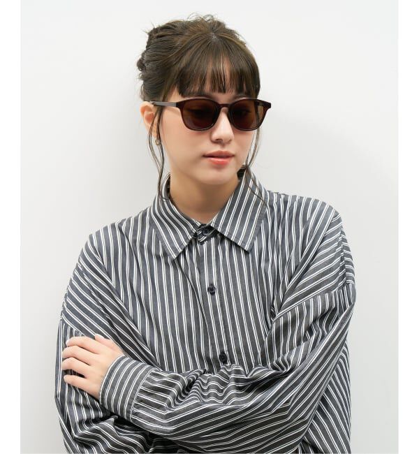  「SUNCUTGlasses/UV100%CUT ウェリントン型 サングラス | カラーレンズ 太縁フレーム  紫外線対策 UVカット」|サングラス|