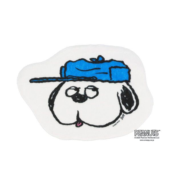  「Zoff PEANUTS メガネ/サングラス拭き スヌーピー アンディ オラフ SNOOPY 眼鏡クロス グッズ ギフト」|サングラス|ブルー