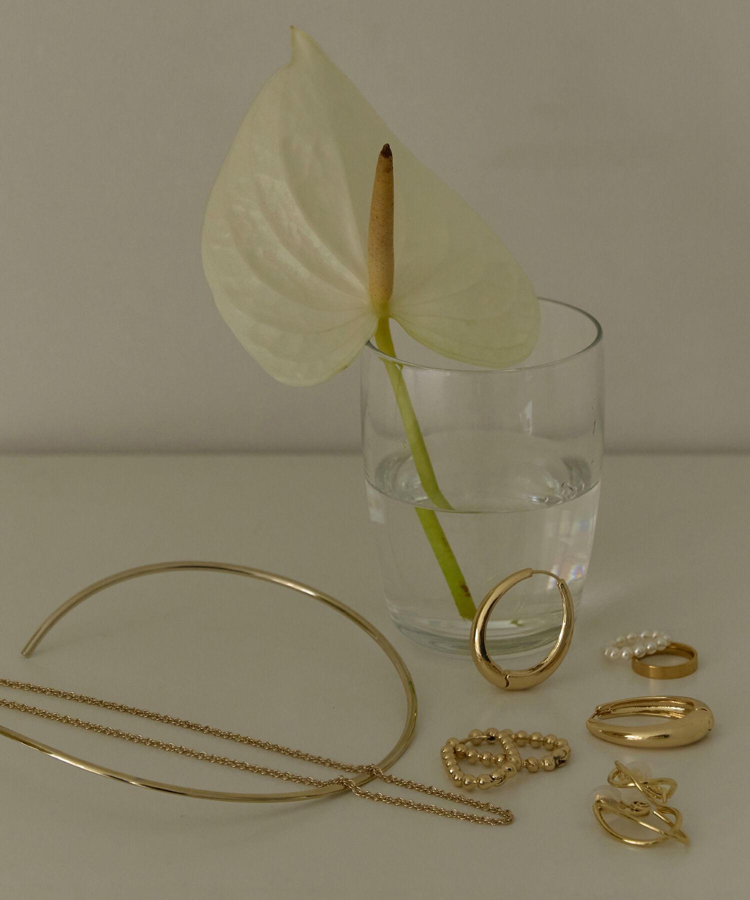 Phoebe「【伸びるリング】バブルフィットリング　パール4mm」|リング|