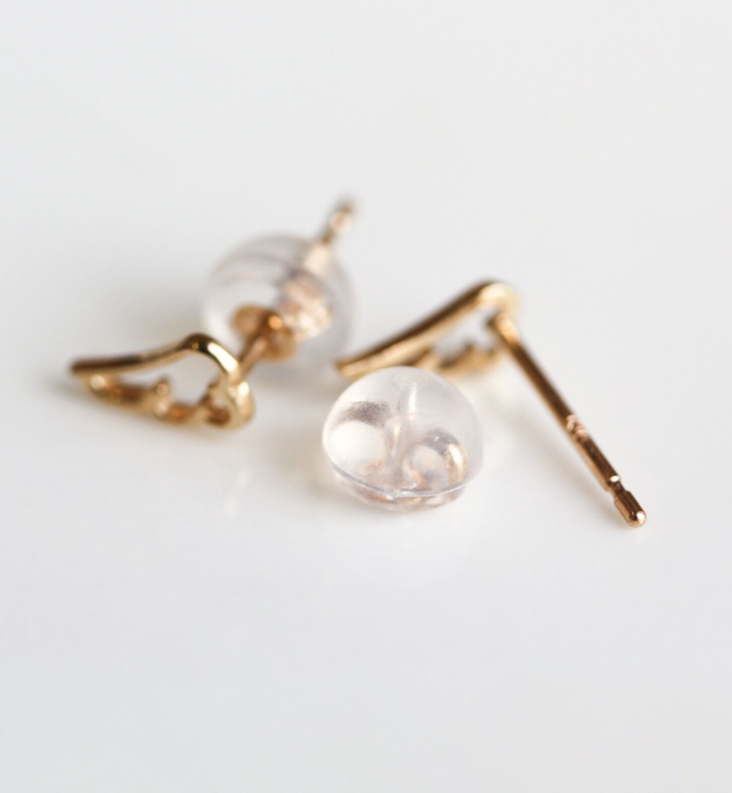 「ゴールド エンジェル ピアス | K10YG」|ピアス|