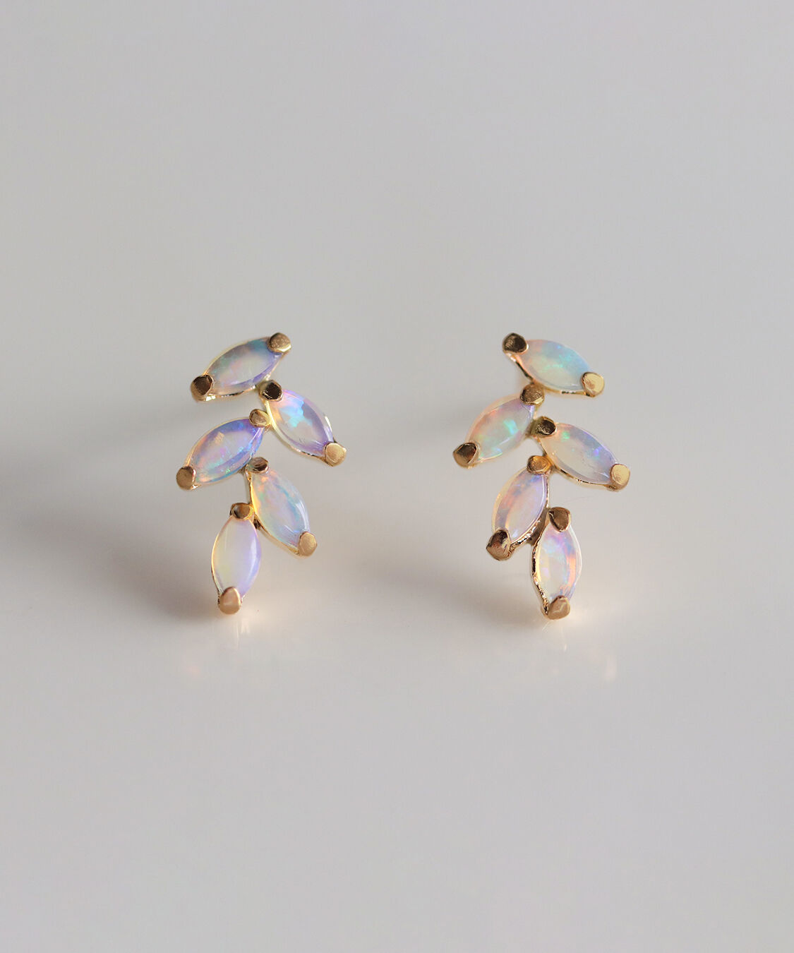 「オパール ピアス | K10YG」|ピアス|K10 イエローゴールド