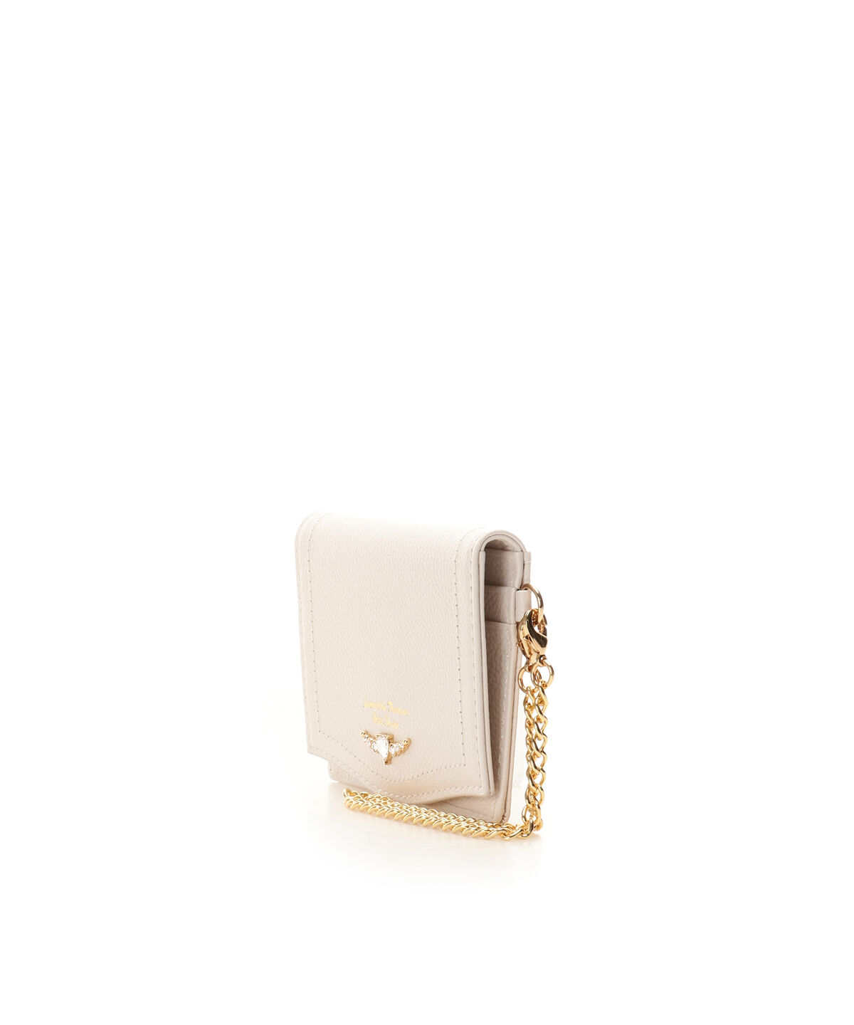 Samantha Thavasa Petit Choice「クリアハートビジュー パスケース」|定期入れ|