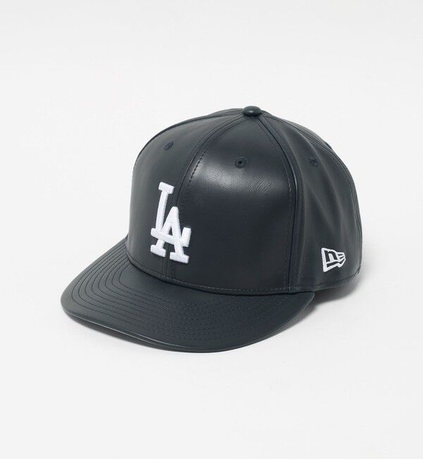 California General Store「＜NEW ERA &times; CGS.＞レザーライク 59FIFTY キャップ」|キャップ・キャスケット|NAVY