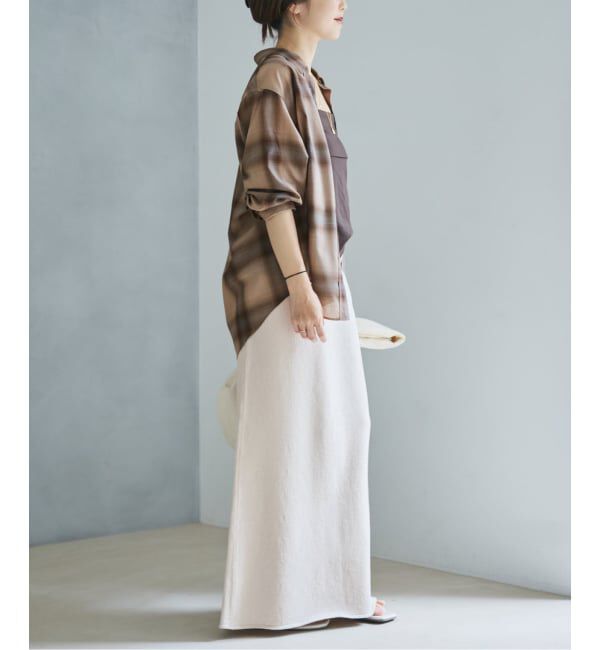 Plage「Paper mix knit スカート」|スカート|