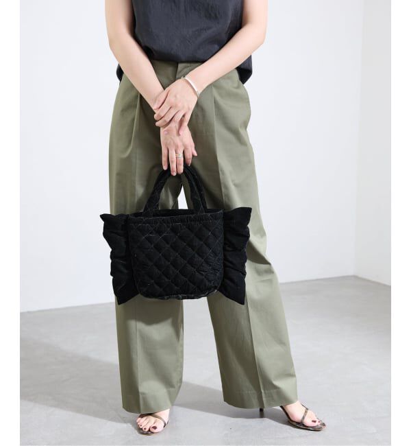 IENA「《予約》MALUS/マリュス Ruffle mini bag バッグ  MSG-025」|ハンドバッグ|