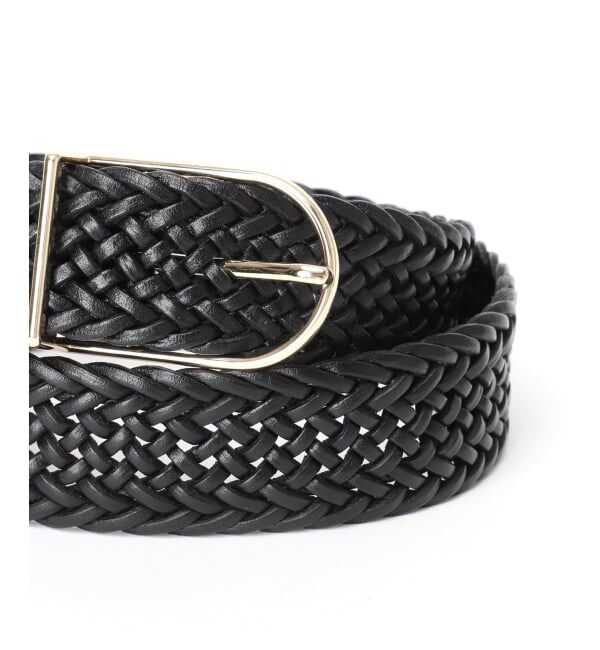 IENA「《予約》JAMIRAY/ジャミレイ LEATHER MESH BELT ベルト 254-270801」|ベルト|