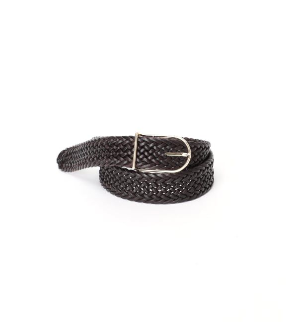 IENA「《予約》JAMIRAY/ジャミレイ LEATHER MESH BELT ベルト 254-270801」|ベルト|