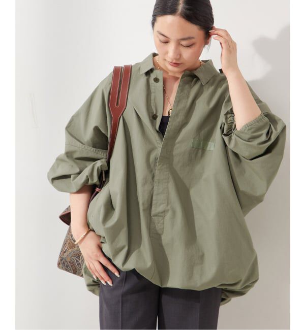 journal standard L'essage「《追加》別注【ILL ONE EIGHTY/イル ワンエイティ】SLEEPING SMOCK：ブルゾン」|その他|カーキ