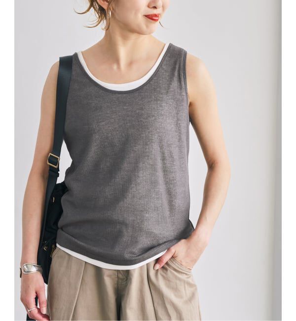 Spick and Span「《2枚セット》レイヤードタンクトップ」|タンクトップ|
