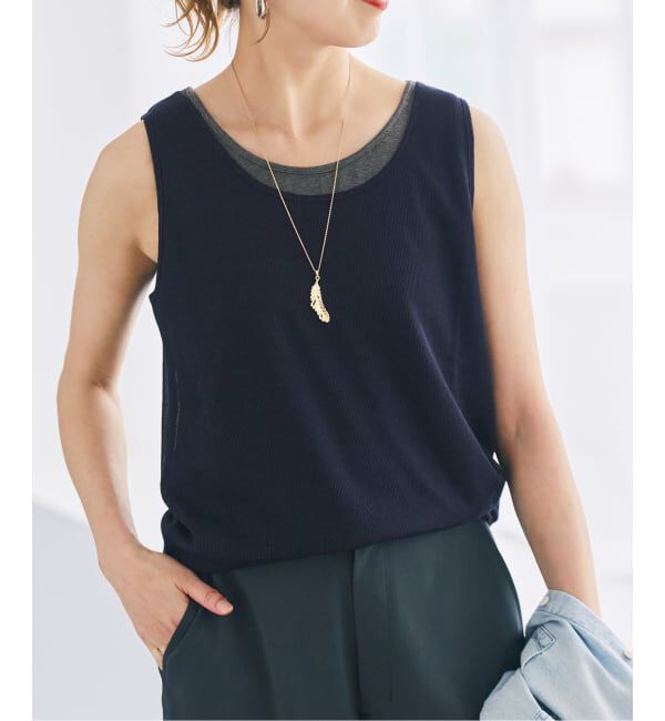 Spick and Span「《2枚セット》レイヤードタンクトップ」|タンクトップ|