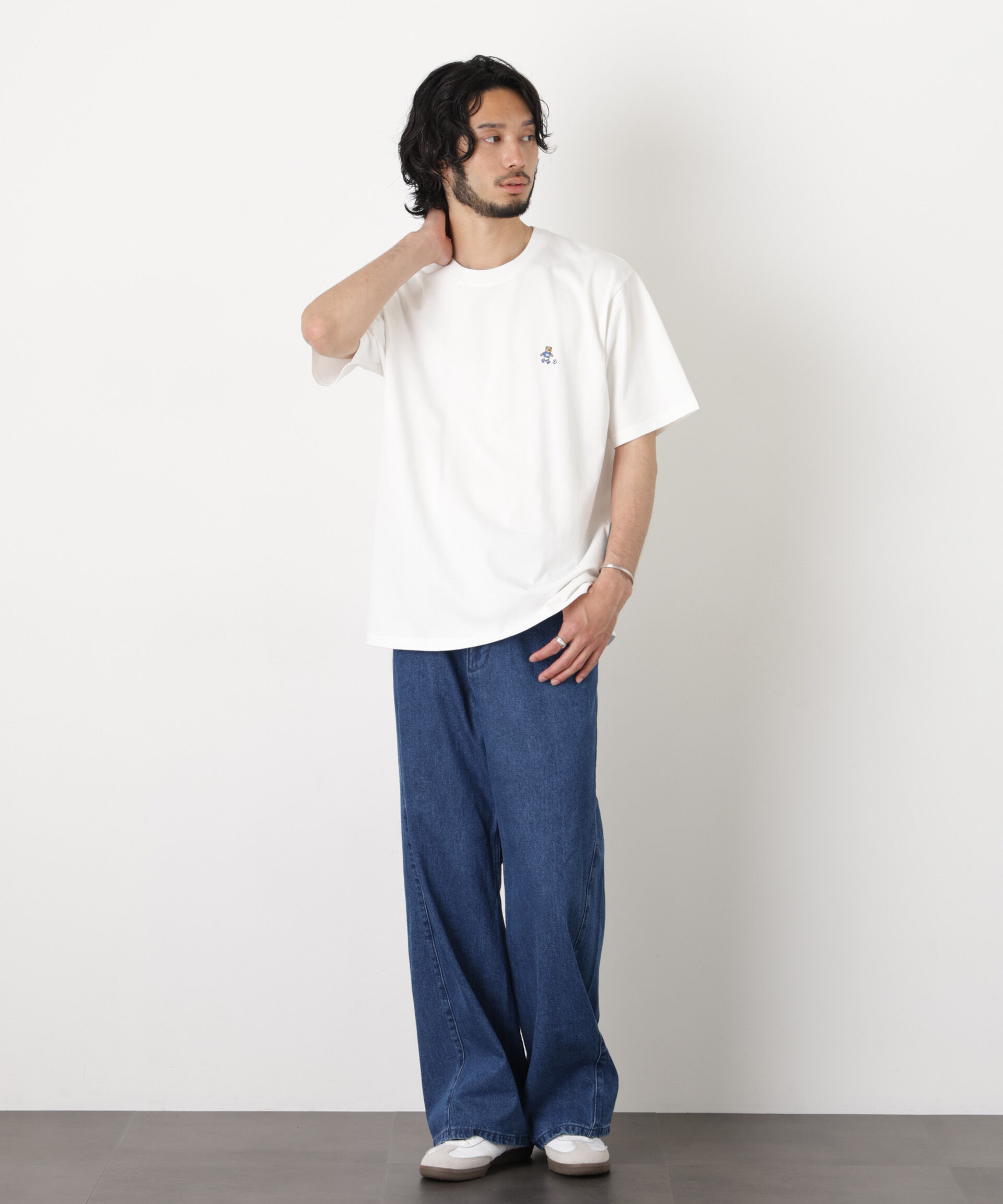 NANO universe「ナノベア Tシャツ半袖 サッカー」|Tシャツ・カットソー|