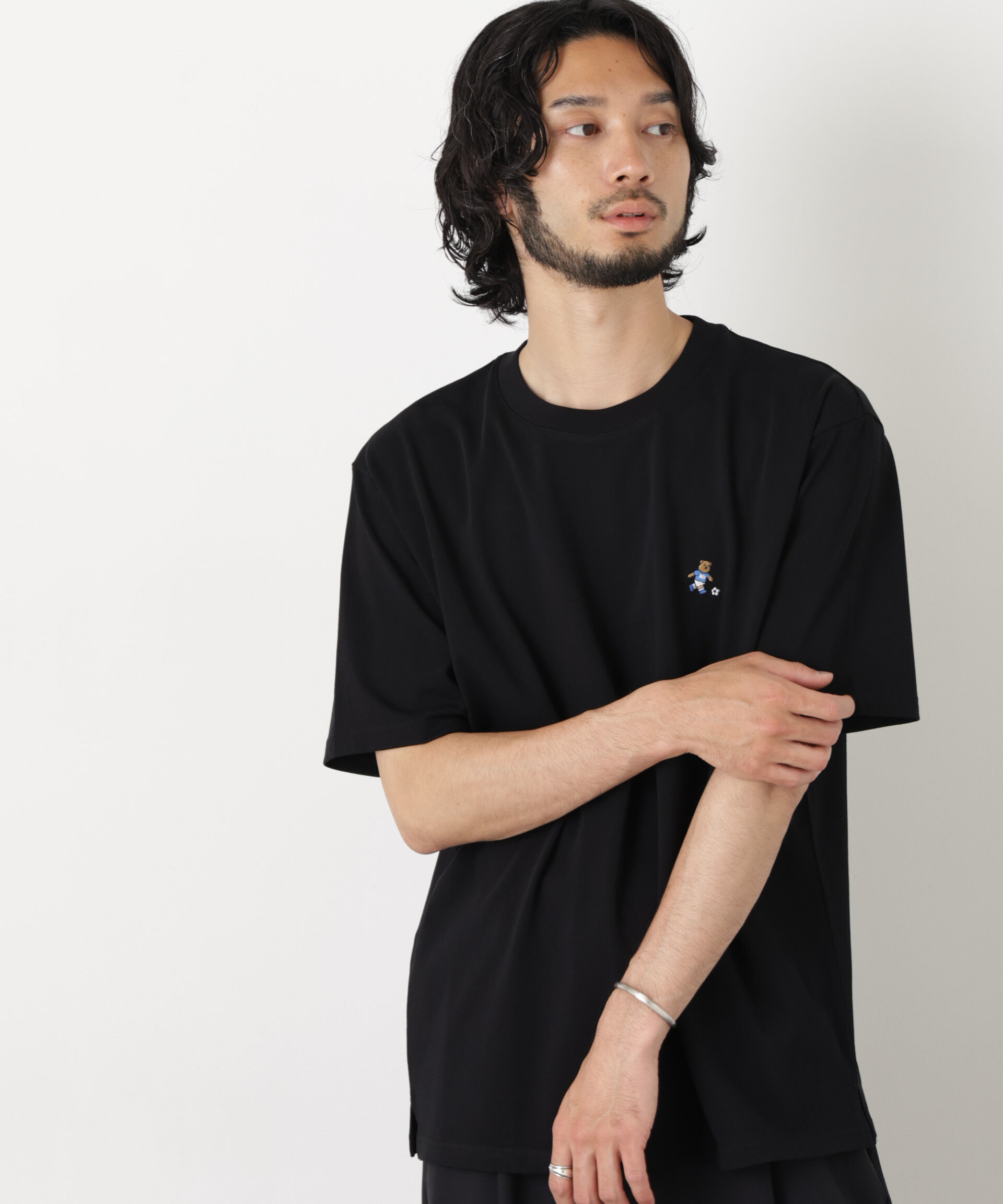 NANO universe「ナノベア Tシャツ半袖 サッカー」|Tシャツ・カットソー|