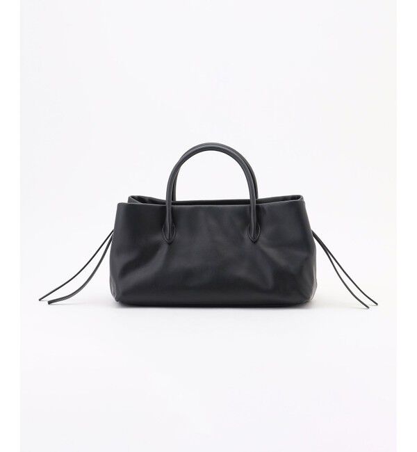 BEIGE,「【一部店舗限定】MARY AL TERNA / RIKYU レザーハンドバック」|ショルダー・メッセンジャー|Black