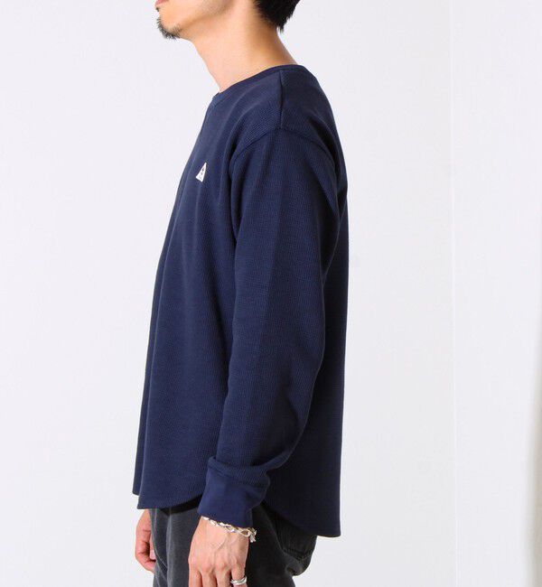 GLOSTER「【レイヤードに最適】【GEVACO】ワッフル素材ロングスリーブTシャツ」|Tシャツ・カットソー|
