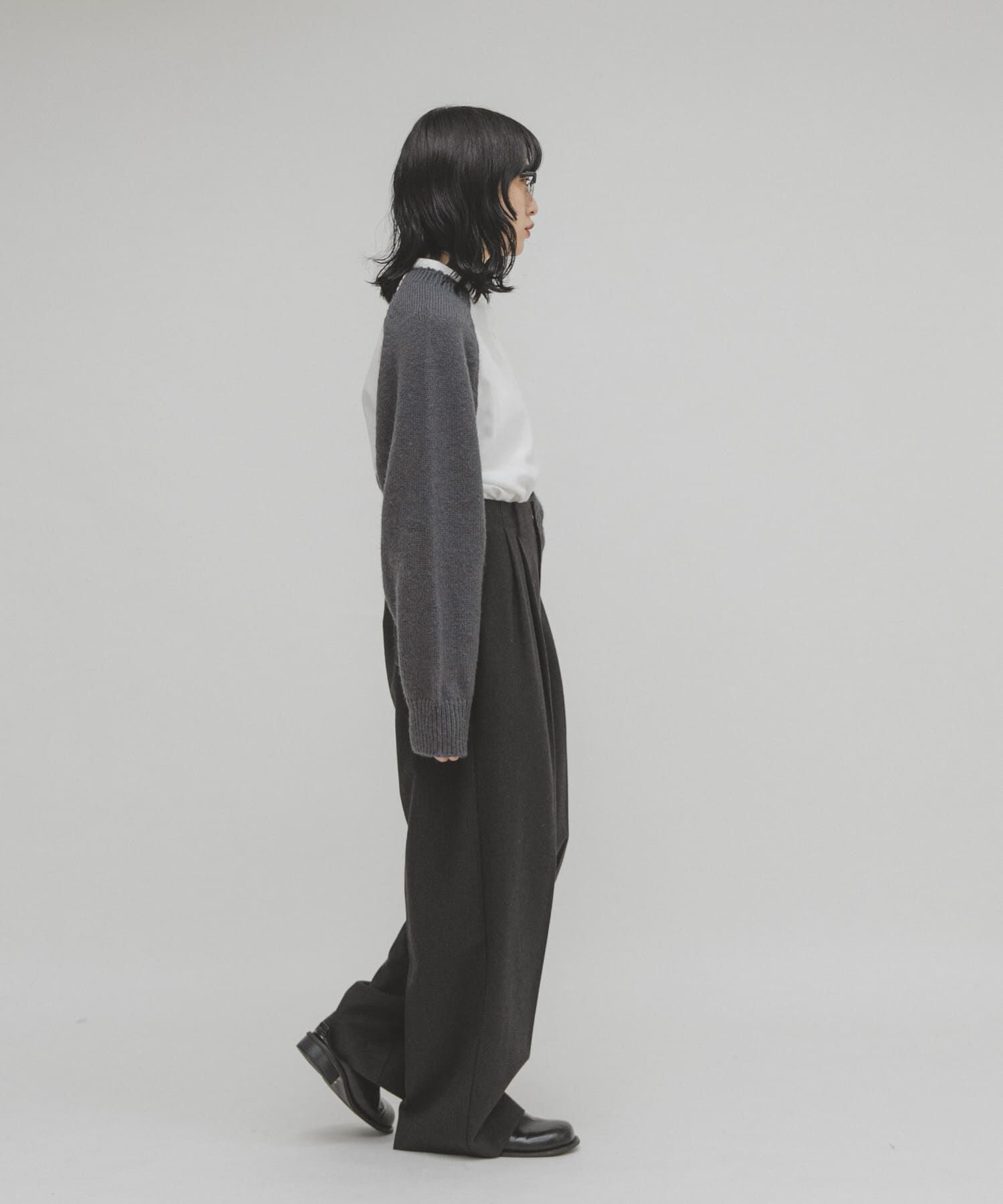  「ウールライクブラッジュドパンツ」|その他|